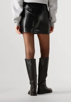 zwarte edited minirok laney skirt