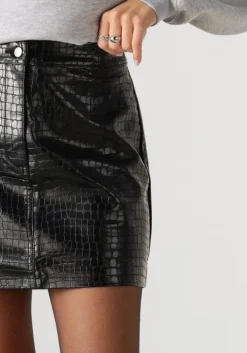 zwarte edited minirok laney skirt