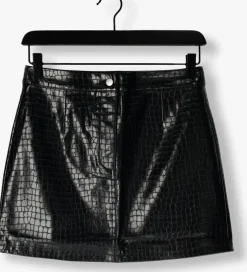 zwarte edited minirok laney skirt