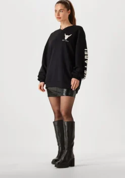 zwarte edited minirok laney skirt