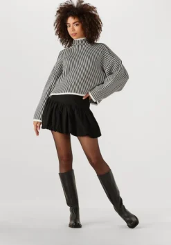 zwarte edited minirok weronika