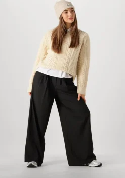 zwarte edited pantalon sandy trousers