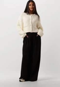 zwarte edited pantalon sandy trousers
