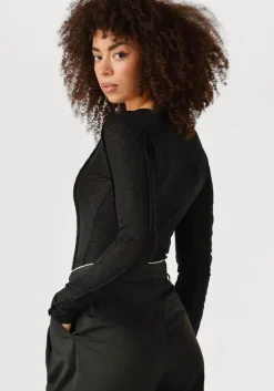 zwarte edited top halima top