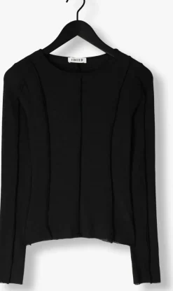 zwarte edited top halima top