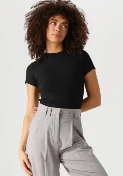 zwarte edited top naara t-shirt