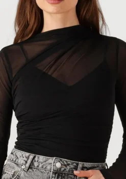 zwarte edited top veloria