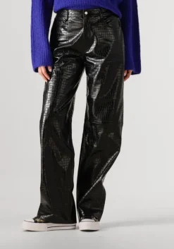 zwarte edited wijde broek celina trousers