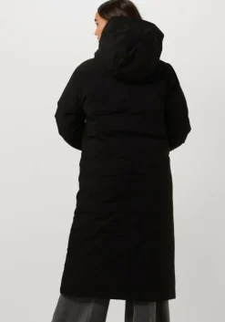 zwarte elvine gewatteerde jas asha