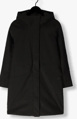 zwarte elvine gewatteerde jas signy