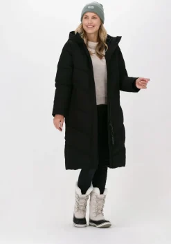 zwarte elvine gewatteerde jas naemi