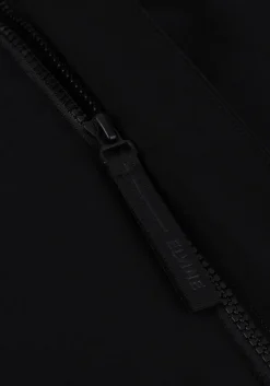 zwarte elvine gewatteerde jas vhinner