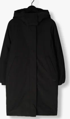 zwarte elvine gewatteerde jas saira