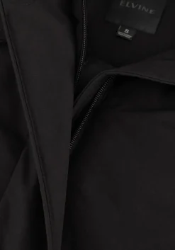 zwarte elvine gewatteerde jas saira