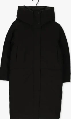 zwarte elvine gewatteerde jas asha