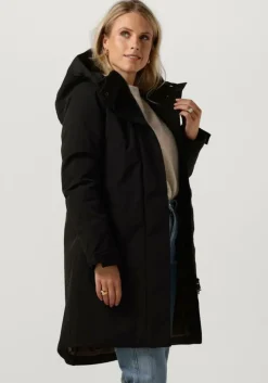 zwarte elvine parka's eline
