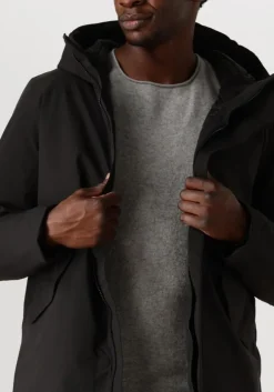 zwarte elvine parka's hjalmar