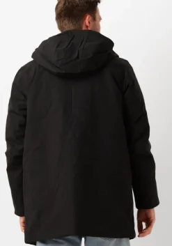zwarte elvine parka's lucius