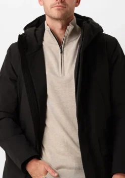 zwarte elvine parka's lucius