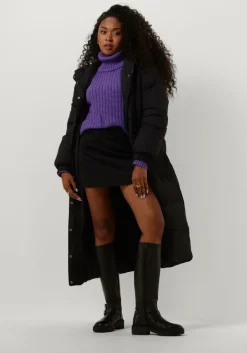 zwarte envii gewatteerde jas enhudson cargo jacket 6775