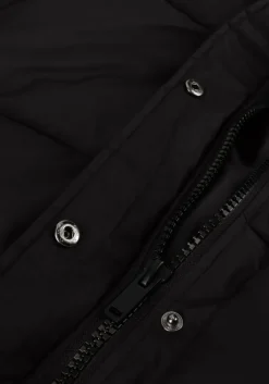 zwarte envii gewatteerde jas enhudson cargo jacket 6775