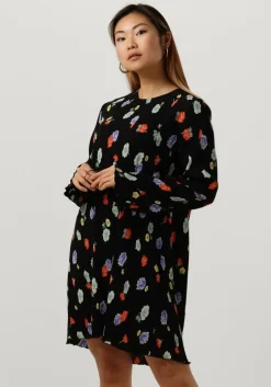 zwarte envii mini jurk enmette ls dress 6954