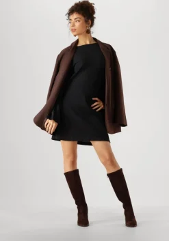 zwarte envii mini jurk enelba ls dress 7195