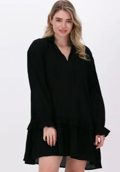 zwarte envii mini jurk enteresa ls dress 6892