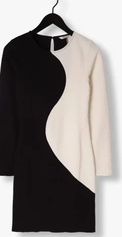 zwarte envii mini jurk enbat ls dress 7070