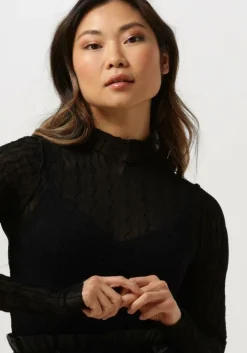 zwarte envii top ensofie ls t-n tee 6958