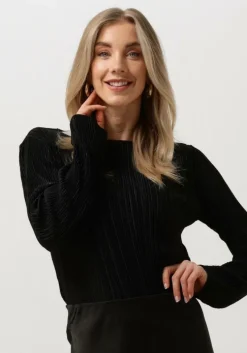 zwarte envii tops & t-shirts encomo ls top 7089