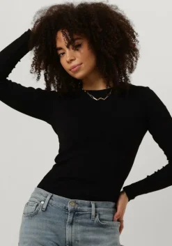 zwarte envii t-shirt enally ls o-n tee 5314