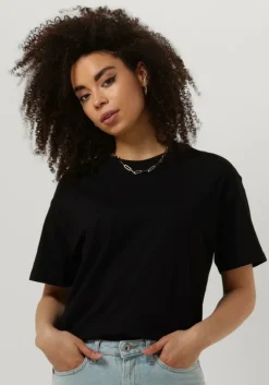 zwarte envii t-shirt enkulla ss tee solid