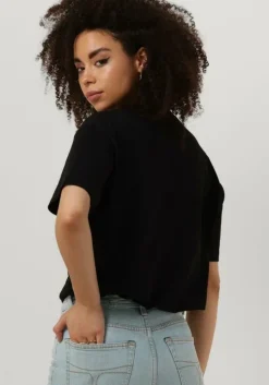 zwarte envii t-shirt enkulla ss tee solid