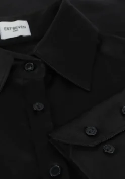 zwarte est'seven blouses chemisier