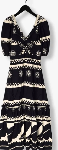 zwarte est'seven maxi jurk sofia dress