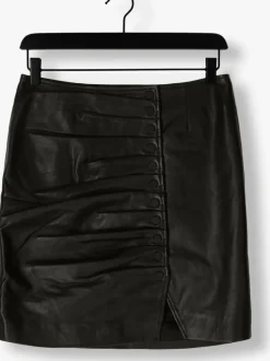 zwarte est'seven minirok est’button skit bunchen