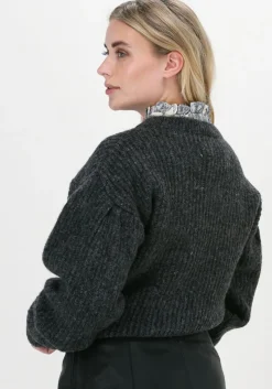 zwarte est'seven trui est'vetements knitted sweater