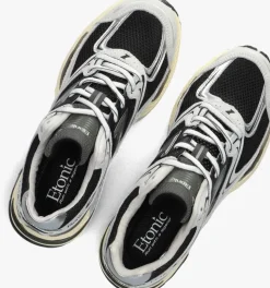 zwarte etonic lage sneakers evolution