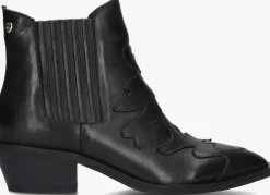 zwarte fabienne chapot enkellaarsjes tammy boot