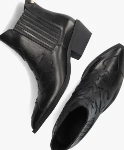 zwarte fabienne chapot enkellaarsjes tammy boot