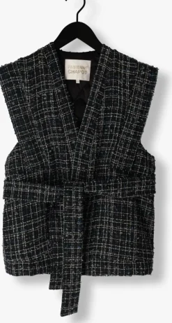 zwarte fabienne chapot gilet lionel gilet