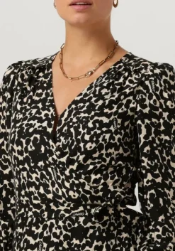 zwarte fabienne chapot midi jurk natalia dress 115