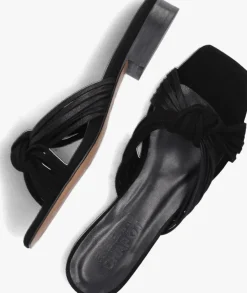 zwarte fabienne chapot slippers momo sandal