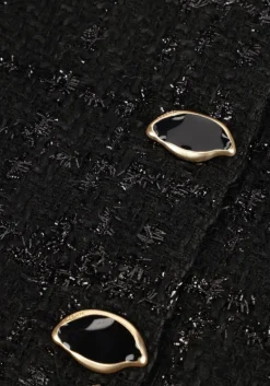 zwarte fabienne chapot top twinnie tweed top