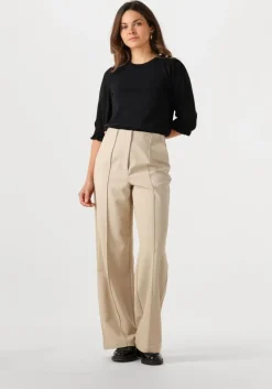 zwarte fabienne chapot trui molly short sleeve pullover