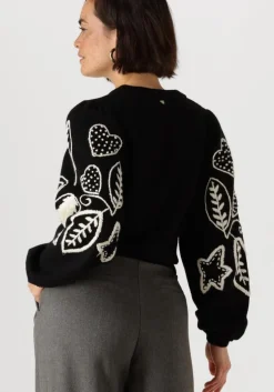 zwarte fabienne chapot trui vesper pullover