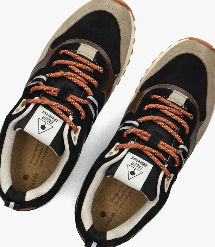 zwarte faguo lage sneakers urbantrail running