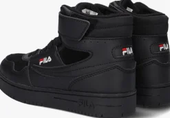 zwarte fila hoge sneakers arcade velcro mid kids