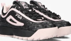 zwarte fila lage sneakers disruptor f kids